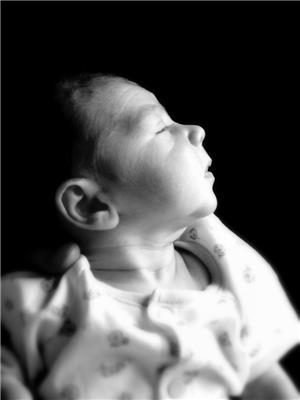 Image: His First Full Nights Sleep- June 13, 2006